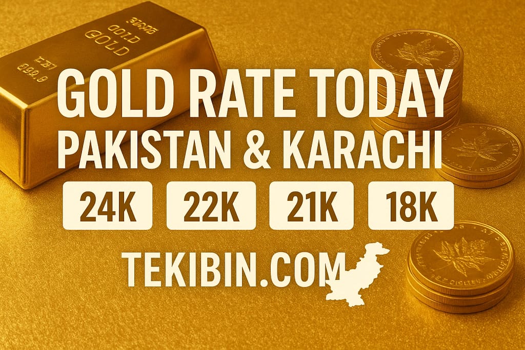 Gold Rate in Pakistan Today – 24K, 22K Per Tola Gram 10-11-2025 | Live Gold Price Update